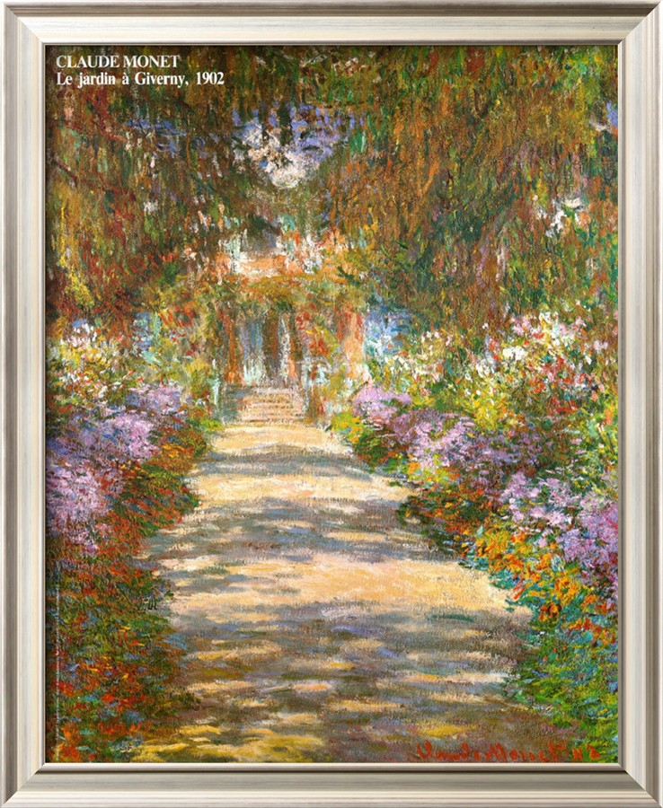 Garden in Giverny - Claude Monet Paintings